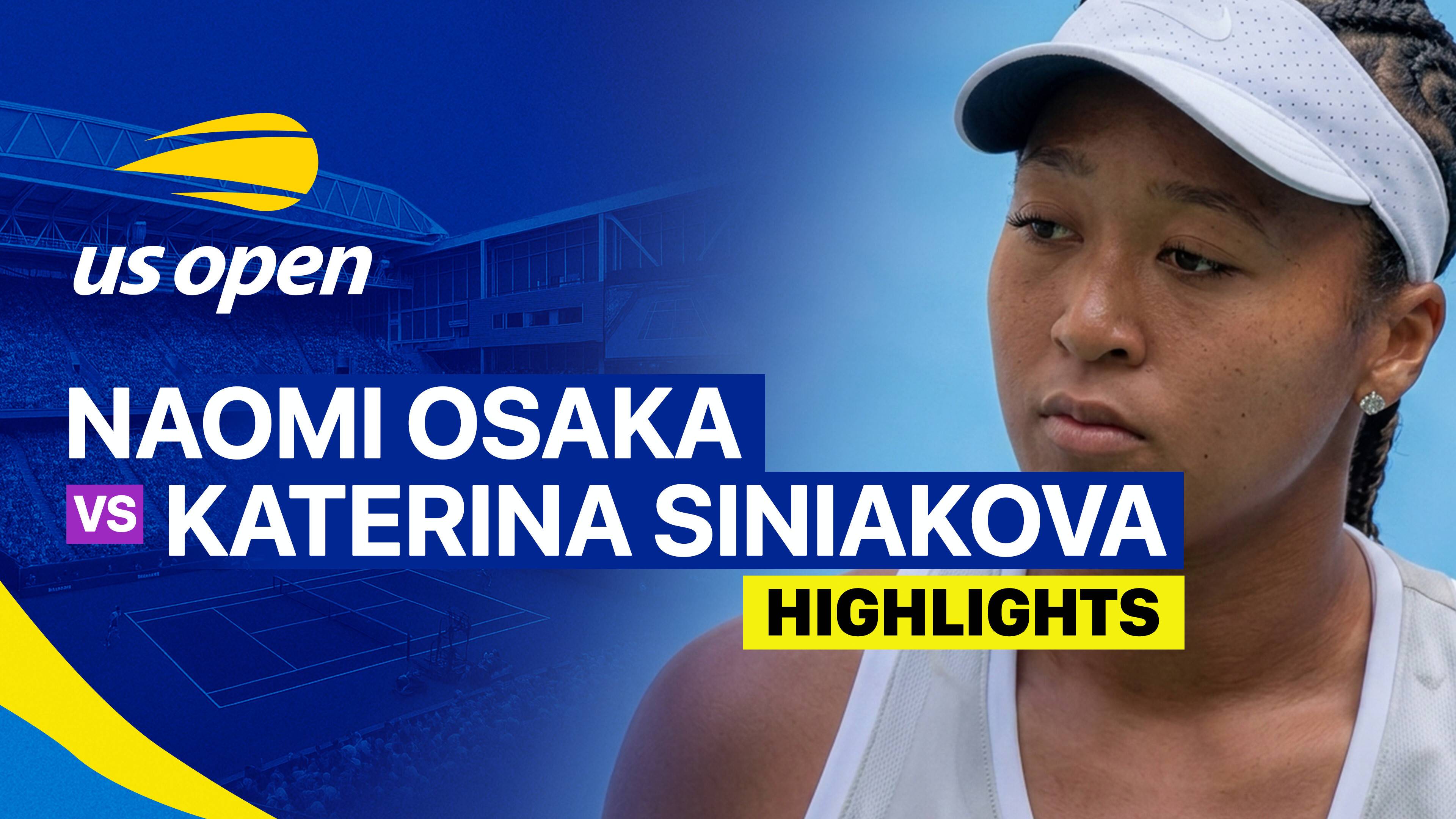 Naomi Osaka vs Katerina Siniakova - Women's Singles Round 2 | US Open Tennis Championships 2026
