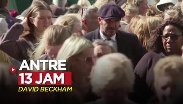 Legenda MU dan Timnas Inggris, David Beckham Antre 13 Jam untuk Melayat Ratu Elizabeth II
