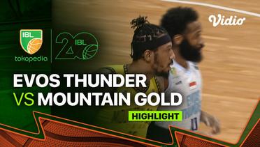 Highlights | Evos Thunder Bogor vs Mountain Gold Timika | IBL Tokopedia 2023
