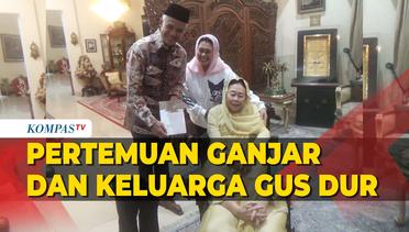 Momen Pertemuan Ganjar dengan Istri Gus Dur dan Yenny Wahid