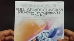 Unboxing MG 1/100 Ver Ka. Gundam Thunderbolt Full Armor