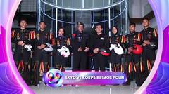 Memberikan Tayangan yang Menginspirasi Masyarakat | Greeting 29 HUT Indosiar dari Skydive BRIMOB