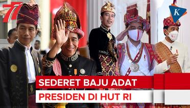 Baju Adat Presiden Jokowi Saat Upacara HUT RI dari Tahun ke Tahun