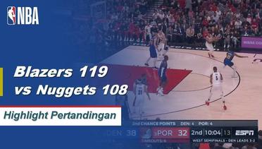 NBA | Cuplikan Hasil Pertandingan: Blazers 119 vs Nuggets 108
