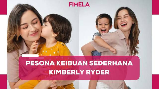 Pesona Keibuan Kimberly Ryder untuk Kedua Anaknya, Sederhana dan Tak Tampil Berlebihan