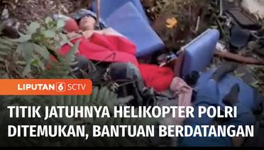 Lokasi Jatuhnya Helikopter Polri yang Mengangkut Kapolda Jambi Ditemukan | Liputan 6