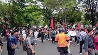 Demo Tolak Omnibus Law di Malang