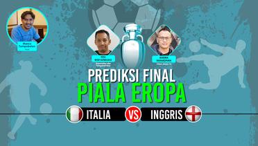 Prediksi Final Euro 2020, Italia vs Inggris