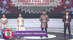 Liga Dangdut Indonesia - Konser Final Top 20 Group 3 Result