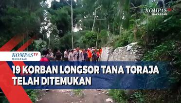 19 Korban Longsor Tana Toraja Yang Meninggal Dunia Telah Ditemukan