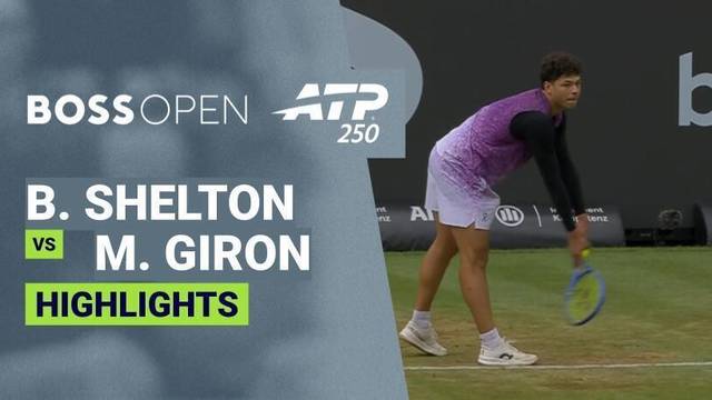 Ben Shelton vs Marcos Giron - Highlight | ATP 250: BOSS Open 2026