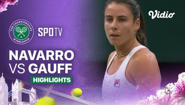Emma Navarro (USA) vs Coco Gauff (USA) - Highlights | Wimbledon 2024 - Ladies' Singles