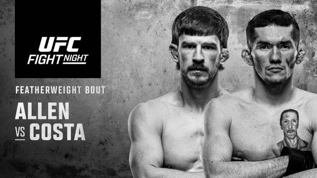 Arnold Allen vs Melquizael Costa - Featherweight | UFC Fight Night - 17 Mei 2026