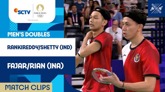Rankireddy/Shetty (IND) vs Fajar/Rian (INA) - Match Clips | Olympic Games Paris 2024