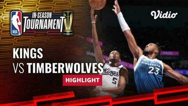 Sacramento Kings vs Minnesta Timberwolves - Highlights | NBA In-Season Tournament 2023