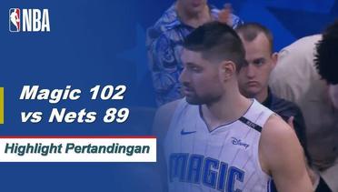 NBA I Cuplikan Pertandingan : Magic 102 vs Nets 89