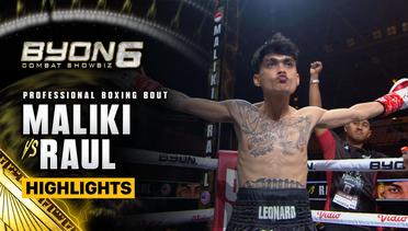 Leonard Maliki Somma vs Raul Gonzalez - Highlight | BYON Combat Showbiz 6 2025