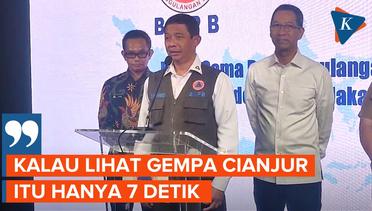 BNPB Imbau Masyarakat yang Ingin Berwisata Akhir Tahun Berkaca dari Gempa Cianjur