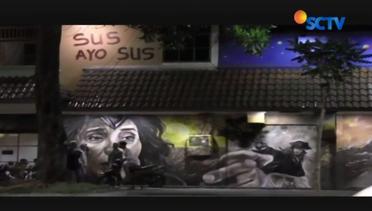 Mural Menteri Susi Hiasi Tembok Ruko di Solo - Liputan6 Siang