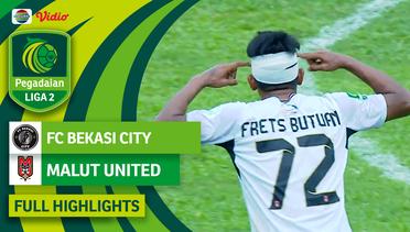 FC Bekasi City VS Malut United - Full Highlight | Pegadaian Liga 2 2023/2024