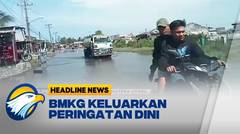 Banjir Rob Rendam Ratusan Rumah di Belawan