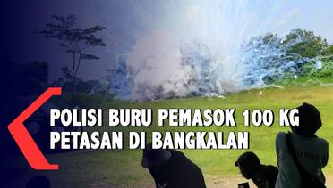 Polisi Buru Pemasok 100 Kg Petasan di Bangkalan
