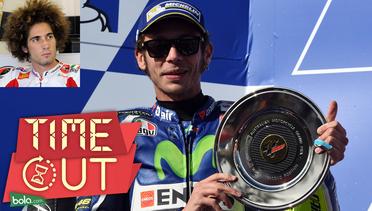 Time Out: Rossi Persembahkan Podium Kedua di MotoGP Australia untuk Mendiang Simoncelli