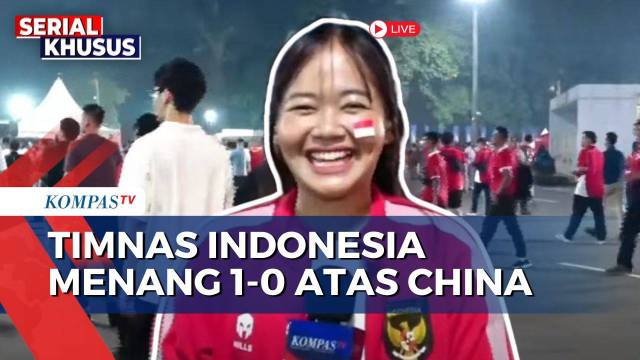 Indonesia Menang! Begini Suasana di GBK Usai Laga Lawan China