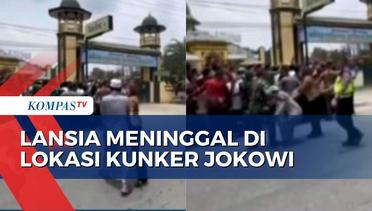 Lansia Meninggal Saat Kunjungan Kerja Jokowi di Labuhan Batu
