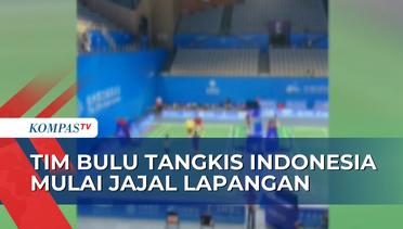 Tiba di Tiongkok untuk Asian Games, Timnas Bulu Tangkis Indonesia Jajal Lapangan Pertandingan!
