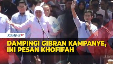 Pesan Khofifah untuk Gibran saat Kampanye di Jawa Timur