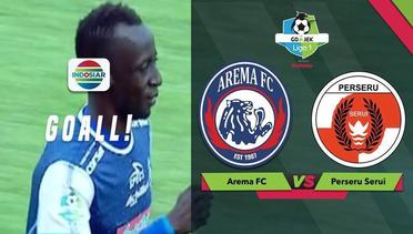 Goal Makan Konate - AREMA FC (1) v (0) PERSERU SERUI | Go-Jek Liga 1 bersama Bukalapak