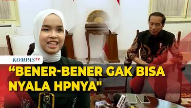 Curhat Putri Ariani ke Jokowi Soal HP Rusak Gegara Dapat 10 Juta Notifikasi