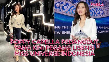 8 Gaya Glamor Poppy Capella Pedangdut yang Kini Pegang Lisensi Miss Universe Indonesia