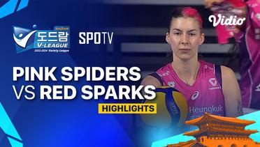 Play-Off Game 3: Pink Spiders vs Red Sparks - Highlights  | KOVO V-League Women