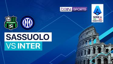 Sassuolo vs Inter - Serie A