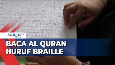 Momen Penyandang Tuna Netra di Medan Gelar Tadarus Al Quran Huruf Braille
