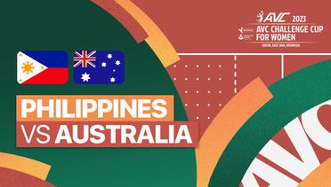 Full Match | Philippines vs Australia | AVC Challenge Cup for Women 2023