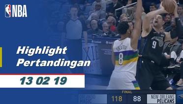 NBA I Kompilasi Highlight Pertandingan, Rabu 13 Februari 2019