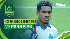 Gresik United vs PSBS Biak - Mini Match | Liga 2 2023/24