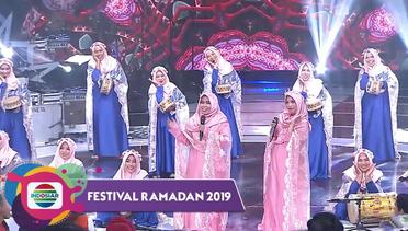 Semangatnya Ibu-Ibu Marawis Al Falah-Bogor Barat "Hasbi Robby Jalallah" | Festival Ramadan 2019