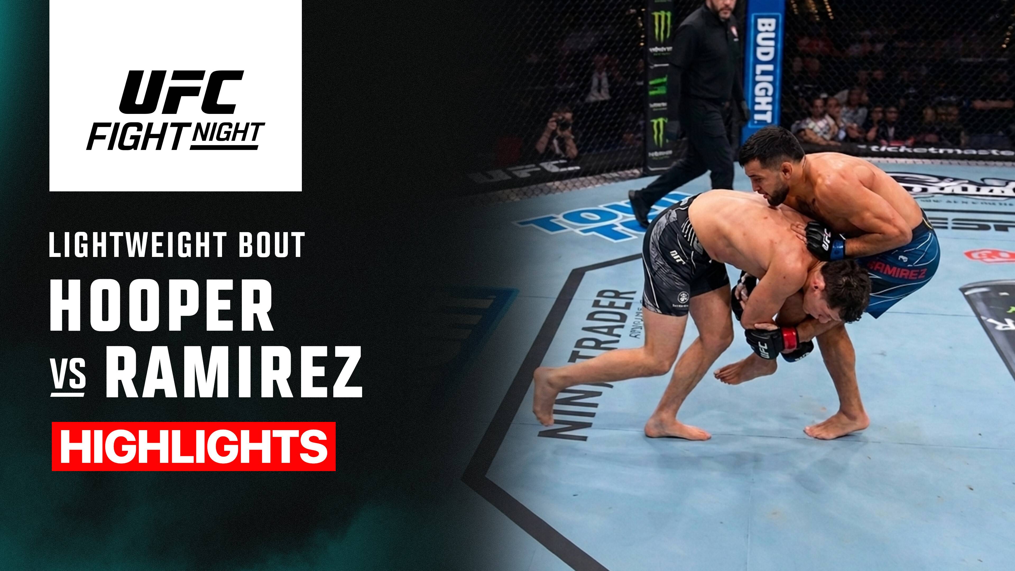 Chase Hooper vs Mitch Ramirez - Lightweight | UFC Fight Night