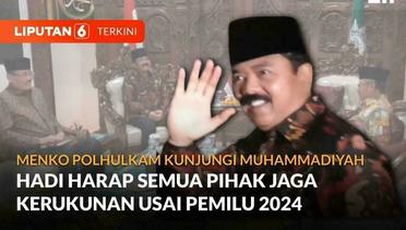 Menko Polhukam Kunjungi Muhammadiyah, Harap Semua Pihak Jaga Keharmonisan Usai Pemilu | Liputan 6