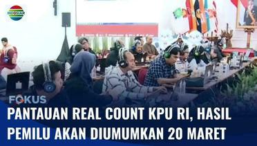 Pantauan Hasil Real Count KPU RI: Data yang Masuk 41%, Prabowo Gibran Unggul | Fokus