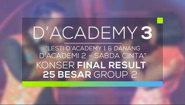 Lesti D'Academy 1 & Danang D'Academy 2 - Sabda Cinta (Konser Result Final Top 25)