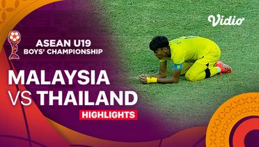 Malaysia vs Thailand - Highlights | ASEAN U19 Boys Championship 2024