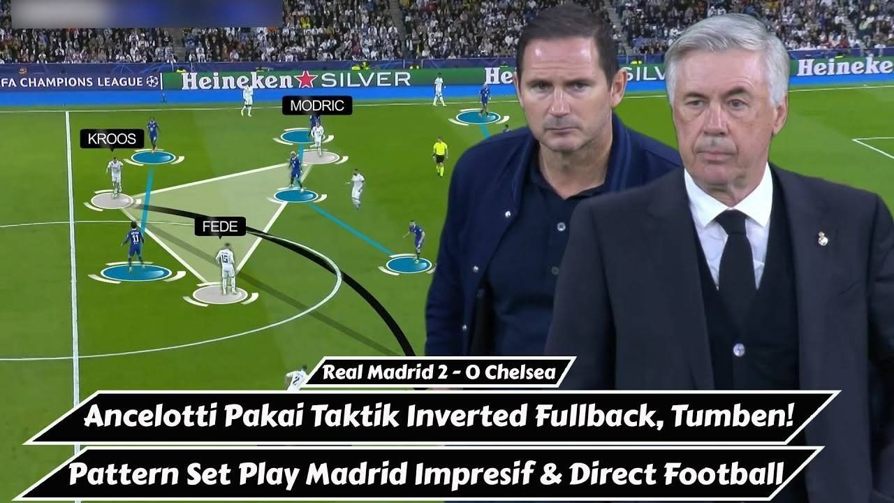 Real Madrid Pakai Taktik Inverted Fullback | Set Play Gacor Ancelotti ...