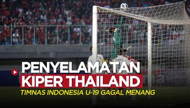 Momen Piala AFF U-19 2022, Penyelamatan Gemilang Kiper Thailand Buat Timnas Indonesia U-19 Gagal Menang