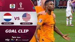 Gol! Danzel Dumfries Tanpa Kawalan Kokohkan Keunggulan Netherlands Lawan USA | FIFA World Cup atar 2022