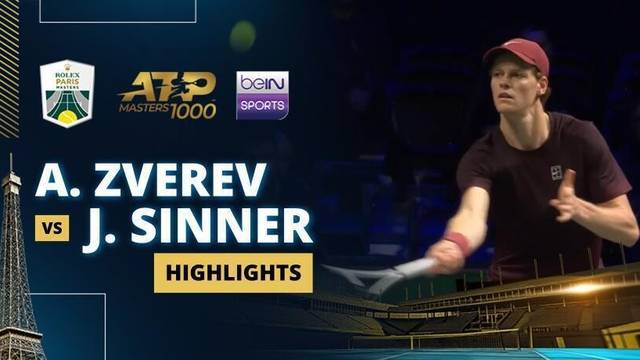 A. Zverev vs J. Sinner - Highlight | ATP 1000: Rolex Paris Masters 2025